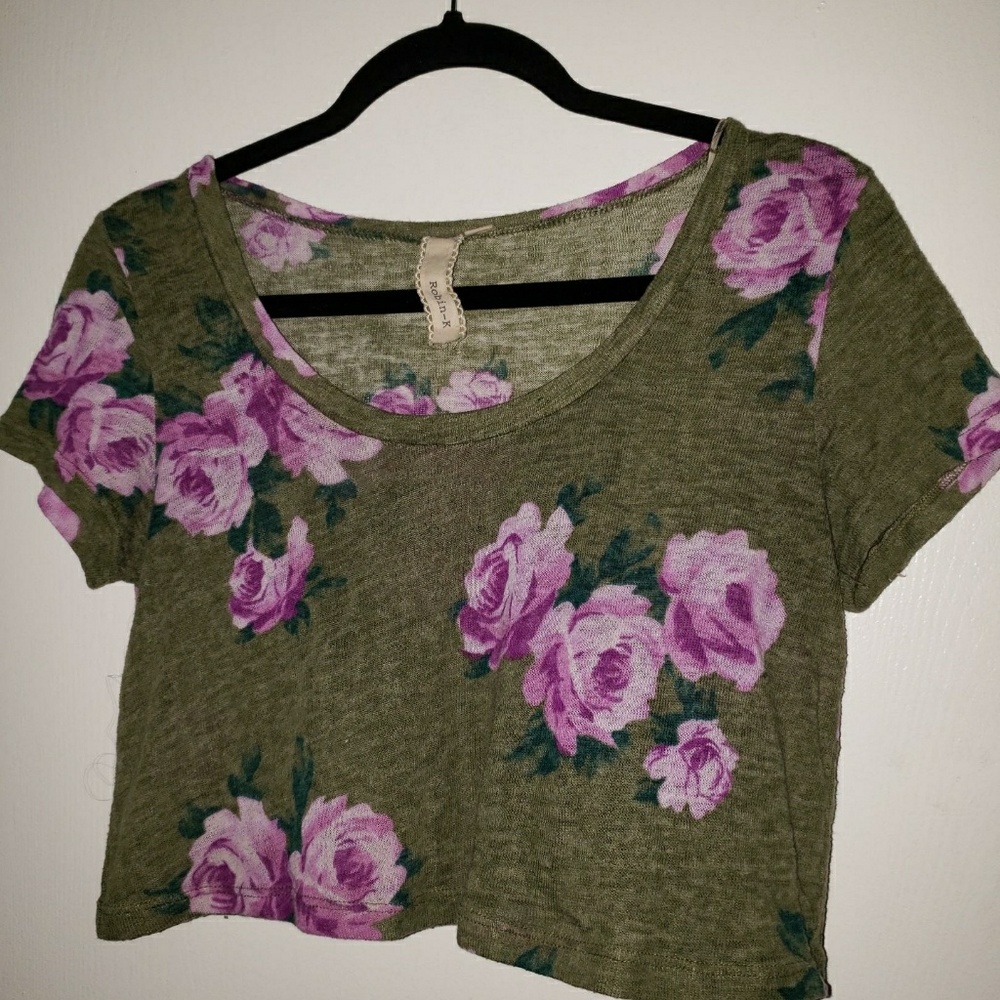 Floral crop top